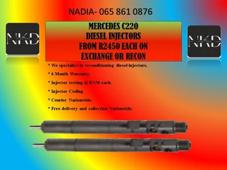 Mercedes C220 Diesel Injectors For Sale On Exchange Or To Recon With Warranty
