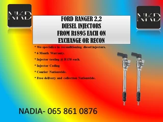 Ford Ranger 2.2 Diesel Injectors For Sale On Echange