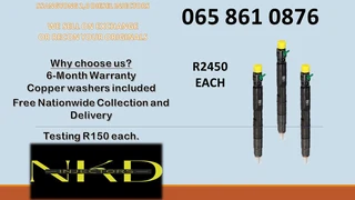 Ssangyong 2.0 Diesel Injectors For Sale On Exchange With 6months Warranty