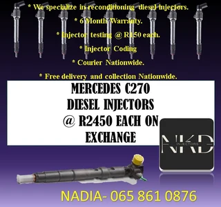 Mercedes C270 Diesel Injectors For Sale On Exchnage Or To Recon