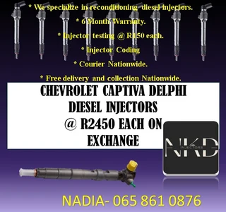 Chavrolet Captiva Diesel Injectors For Sale On Exchange With 6 Months Warranty