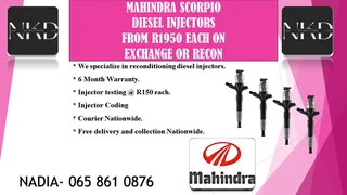 MAHINDRA SCORPIO DIESEL INJECTORS FOR SALE ON EXCHANGE WITH 6 MONTHS WARRANTY