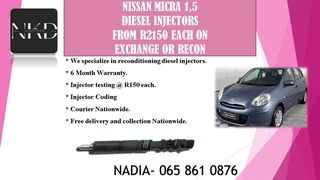 Nissan Micra 1.5 Diesel Injectors For Sale On Exchange With 6 Months Warranty