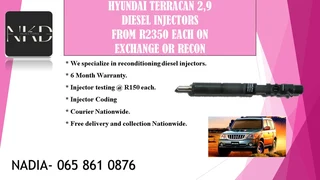 Hyundai Terrican 2.9 Diesel Injectors For Sale On Exchange
