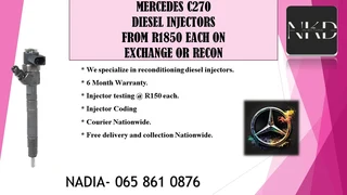 Mercedes C270 Diesel Injectors For Sale On Exchange Or To Recon