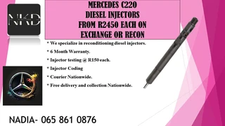Mercedes C220 Diesel Injectors For Sale On Exchange Or To Recon With Warranty