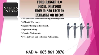 Ford Ranger 3.0 Diesel Injector For Sale Or To Recon