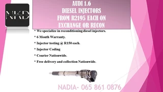 Audi 1.6 Diesel Injectors For Sale On Exchange Or To Recon