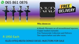 Isuzu Dteq Kb 250 Diesel Injectors For Sale On Exchange With 6 Months Warranty
