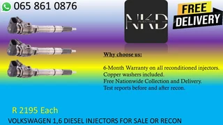 Audi 1.6 Diesel Injectors For Sale On Exchange Or To Recon