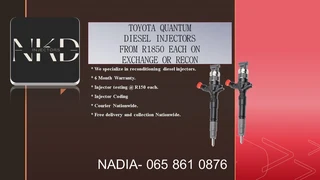 Toyota Quantum Diesel Injectors For Sale On Exchange With 6 Months Warranty