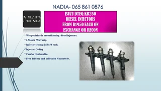 Isuzu Kb250 Diesel Injectors For Sale On Exchange With 6 Months Warranty