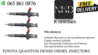 Toyota Quantum Diesel Injectors For Sale Or To Recon