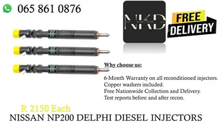 Nissan Np200 Diesel Injectors For Sale Or To Recon
