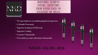 Mahindra Scorpio Diesel Injectors For Sale On Exchange With 6 Months Warranty