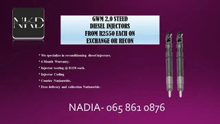 Gwm 2.0 Steed Diesel Injectors For Sale On Exchange Or To Recon With Warranty