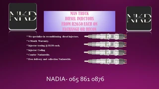 Man Truck Diesel Injectors For Sale Or To Recon