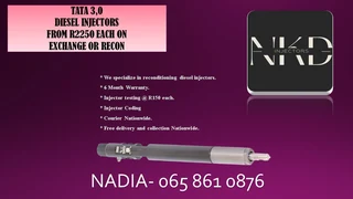 Tata 3,0 Diesel Injectors For Sale On Exchange Or To Recon