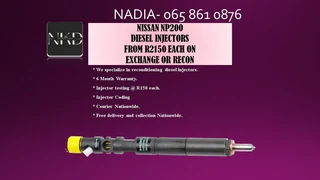 Nissan Np200 Diesel Injectors For Sale On Exchange Or To Recon