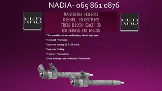 Mahindra Bolero Diesel Injectors For Sale On Exchange Or To Recon With Warranty