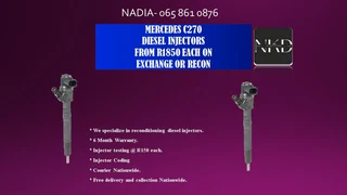 Mercedes C270 Diesel Injectors For Sale On Exchange Or To Recon
