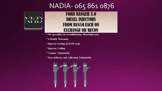 Ford Ranger 3.0 Diesel Injectors For Sale Or To Recon