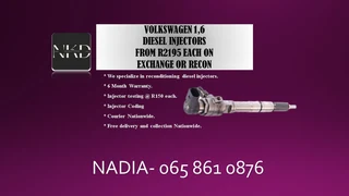 Volkswagen 1.6 Diesel Injectors For Sale On Exchnage Or To Recon With Warranty