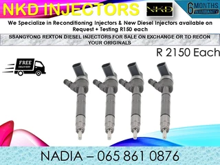 Ssangyong Rexton Diesel Injectors For Sale On Exchange Or To Recon