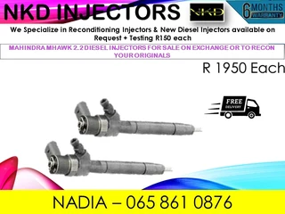 Mahindra Mhawk Diesel Injectors For Sale Or To Recon