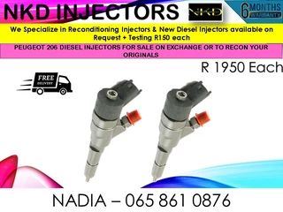 Peugoet 206 1.4l Hdi Diesel Injectors For Sale On Exchange