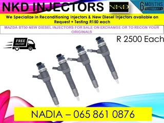 Mazda Bt50 New Diesel Injectors For Sale Or To Recon