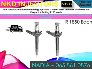 Nissan Pathfinder Yd25 Diesel Injectors For Sale Or To Recon