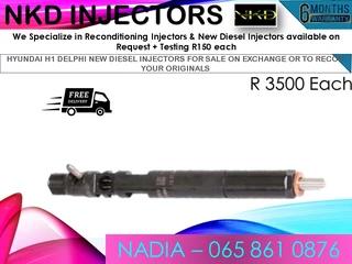 Hyundai H1 New Diesel Injectors For Sale On Exchange Or To Recon With Warranty