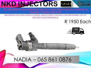 Mahindra Bolero Diesel Injectors For Sale Or To Recon