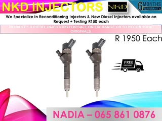 Renault 1.9 Diesel Injectors For Sale On Exchange Or To Recon
