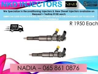 Bmw E46 320d Diesel Injectors For Sale On Exchange Or To Recon With Warranty