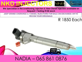 Jeep Grand Cherokee 2.7 Diesel Injectors For Sale On Exchnge With 6 Months Warranty