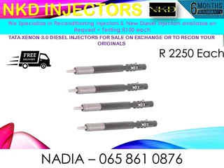 Tata Xenon 3l Diesel Injectors For Sale On Exchange Or To Recon With Warranty