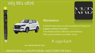 Ssangyong 2.0 Diesel Injectors For Sale On Exchange With 6 Months Warranty