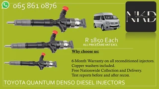 Toyota Quantum Diesel Injectors For Sale On Exchange Or To Recon