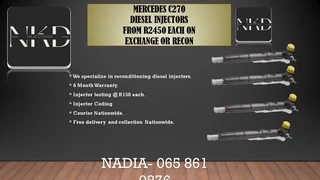Mercedes C270 Diesel Injectors For Sale On Exchange Or To Recon
