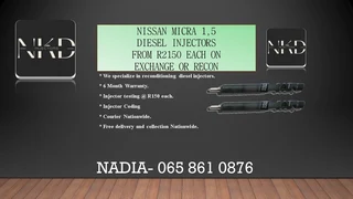 Nissan Micra 1.5 Diesel Injectors For Sale On Exchange With 6 Months Warranty