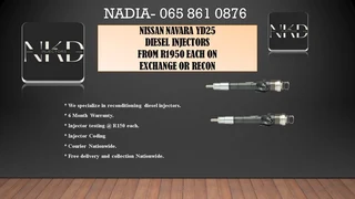 Nissan Navara Yd25 Diesel Injectors For Sale On Exchange With 6 Months Warranty