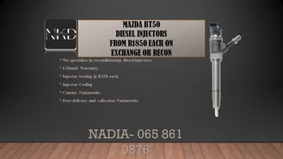 Mazda Bt50 Diesel Injectors For Sale On Exchange Or To Recon