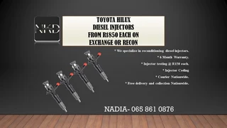 Toyota Hilux Diesel Injectors For Sale On Exchange