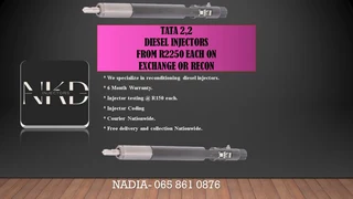 Mitsubishi Triton 3.2 Diesel Injectors For Sale On Exchange Or To Recon With Warranty