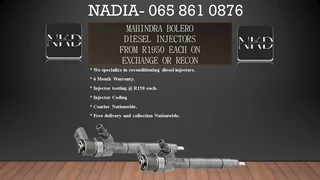 Mahindra Bolero Diesel Injectors For Sale On Exchange Or To Recon With Warranty