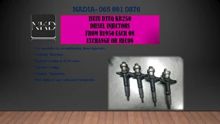 Isuzu Dteq Kb250 Diesel Injectors For Sale On Exchange With 6 Months Warranty
