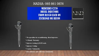 Mercdes C270 Diesel Injectors For Sale On Exchange Or To Recon
