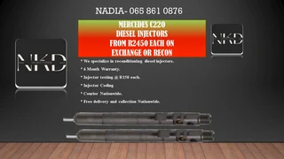 Mercedes C220 Diesel Injectors For Sale On Exchange Or To Recon With Warranty